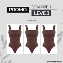 Body Slim Sem Costura Renata - COMPRE 1 LEVE 3 -