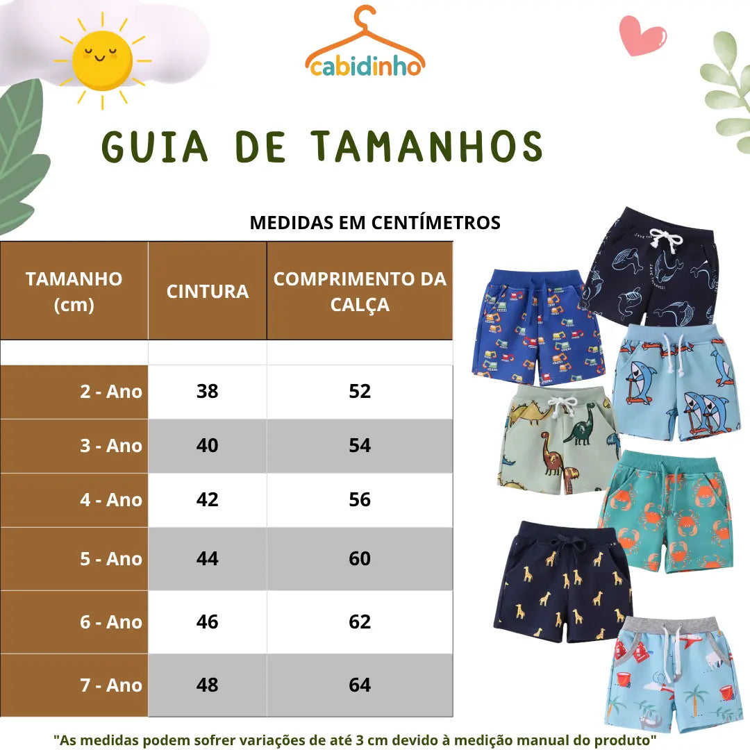 Guia de Tamanhos