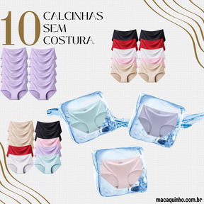 Calcinha Sem Costura Plus Size Marion Compre 4 Leve 10