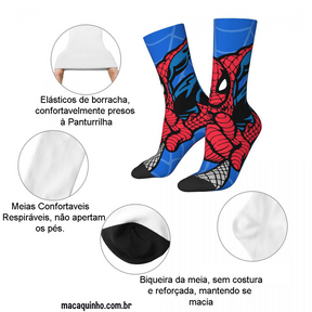 Meias Animadas Longas Cidy - Compre 5 Receba 11