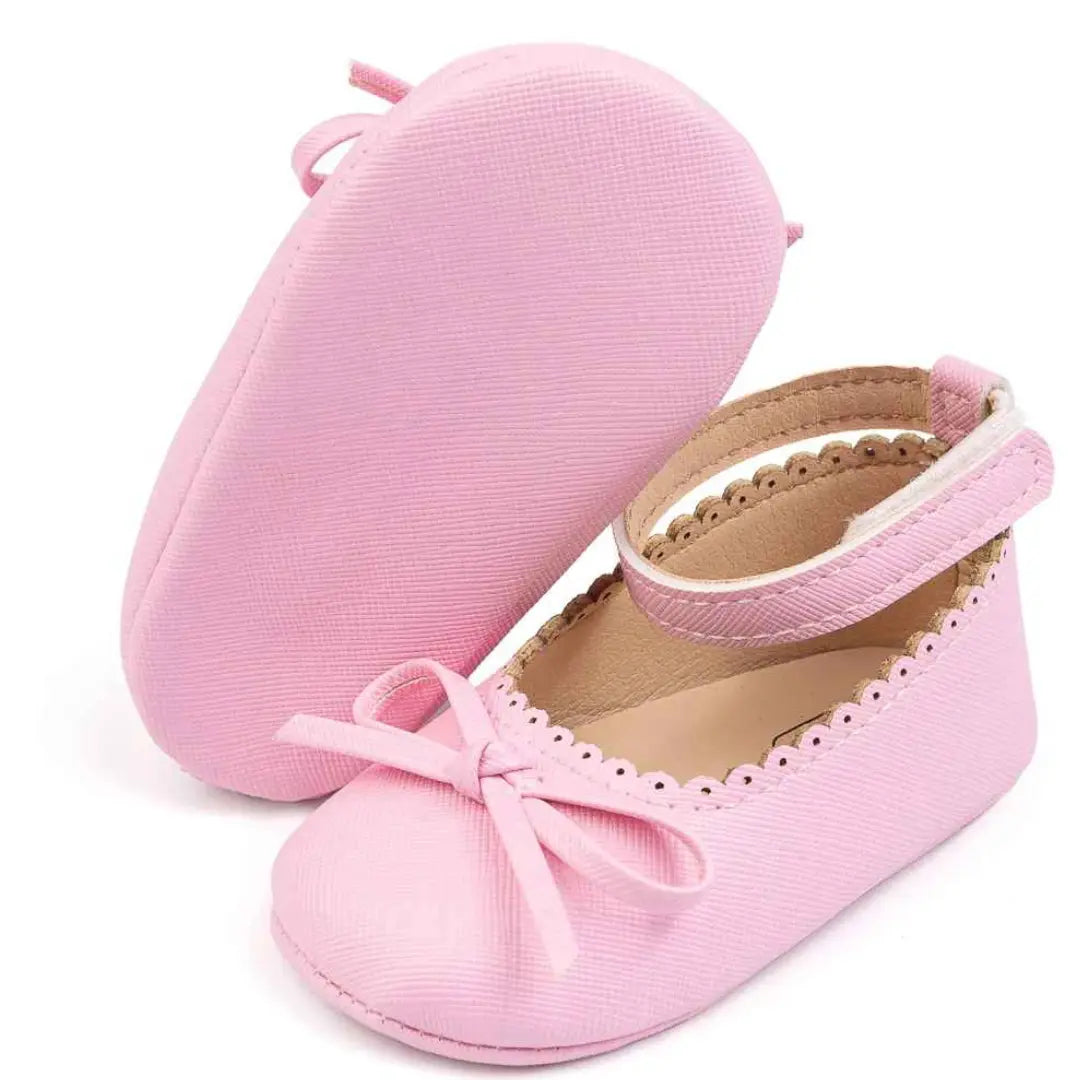 Sapatinho para Meninas Sola Macia de Couro - Princesa