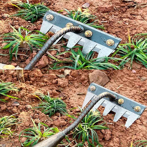 Rastelo de Aço Capina Agricola e Jardim de 5 6 7 8 Dentes - Henriqs