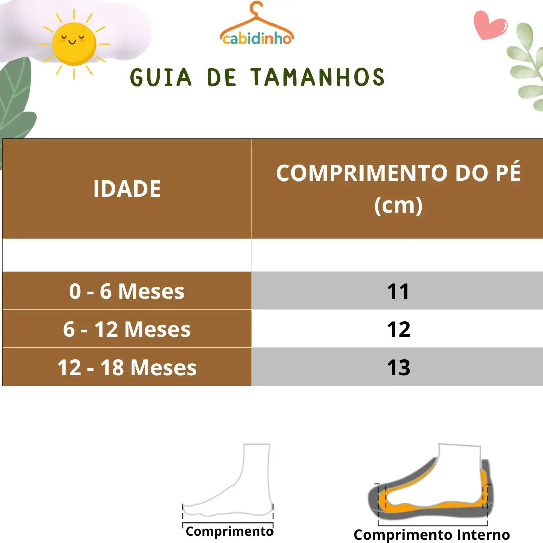 Guia de Tamanhos