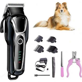 Máquina Aparador de Cabelo e Pelos Pet Profissional Recarregável - Machiney