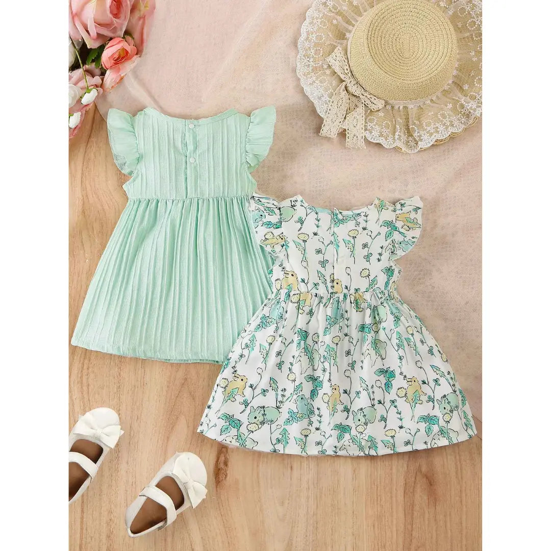 Conjunto Vestido  Verão Sem Mangas 2 peças - Betina