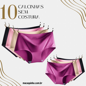 Calcinha Sem Costura Plus Size Marion Compre 5 Leve 10