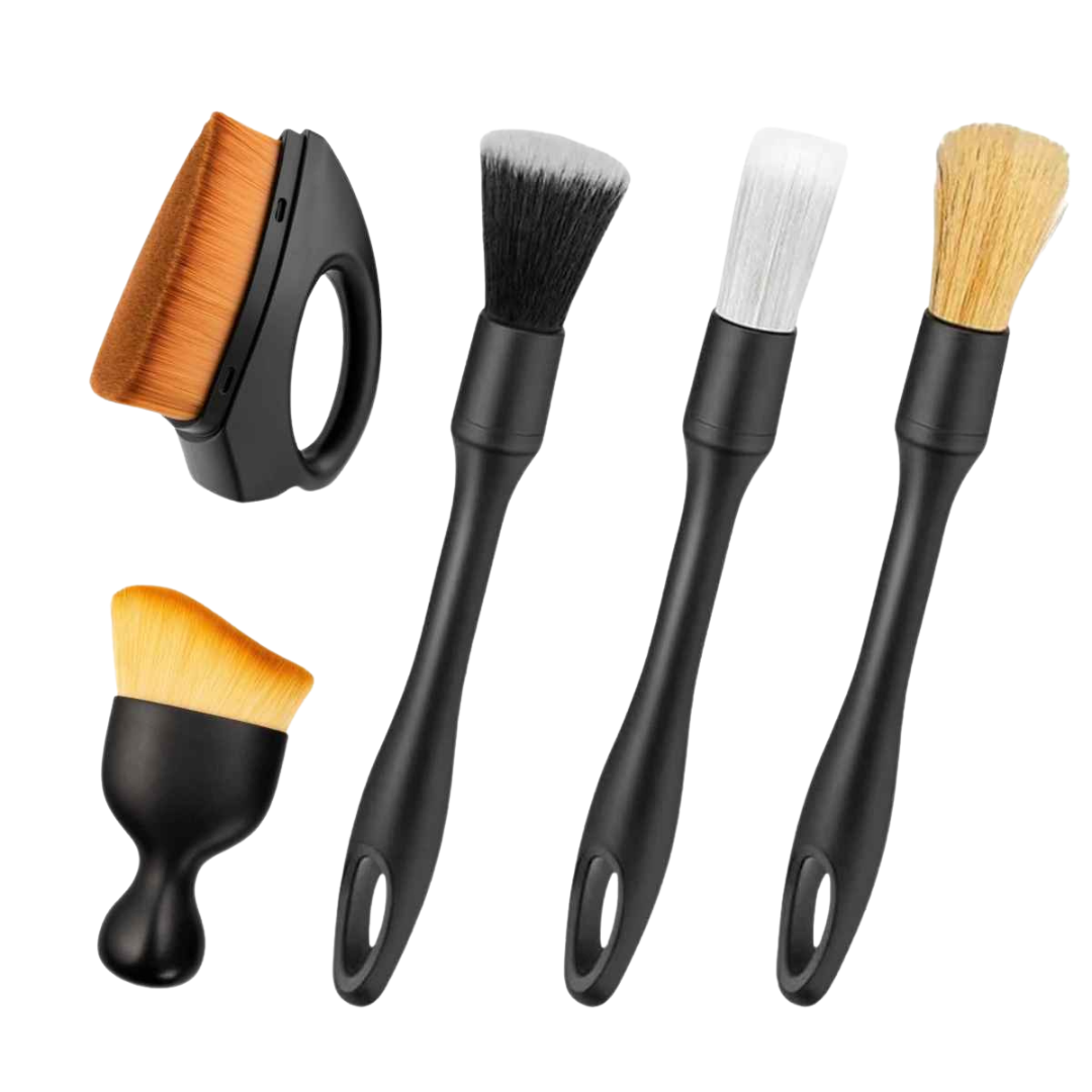 Kit de Escova para Detalhamento de Limpeza 4-5 Peças - Detailspen