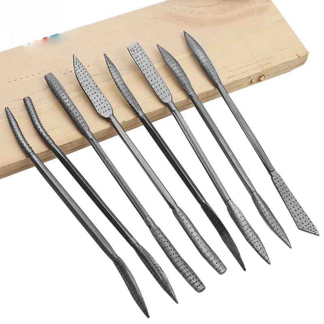 Kit Arquivo para Escultura em Madeira Carpintaria 8 Peças -Woodcut