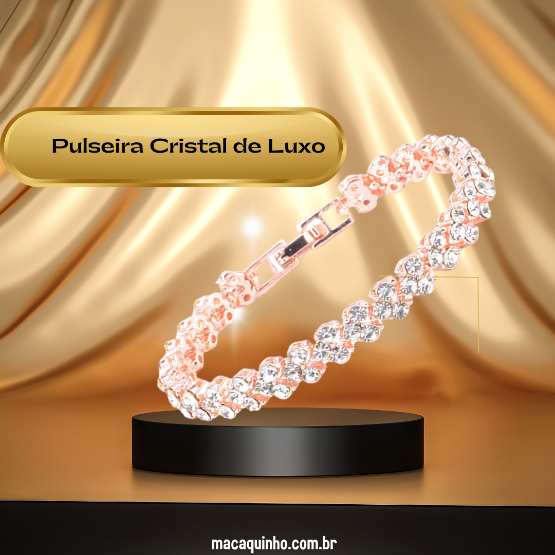 Pulseiras Cristal de Luxo Bahamas