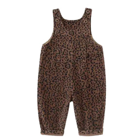 Macacão de Veludo Estampa Leopardo - Leona