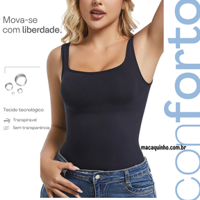 Body Slim Sem Costura Renata - COMPRE 1 LEVE 3 -