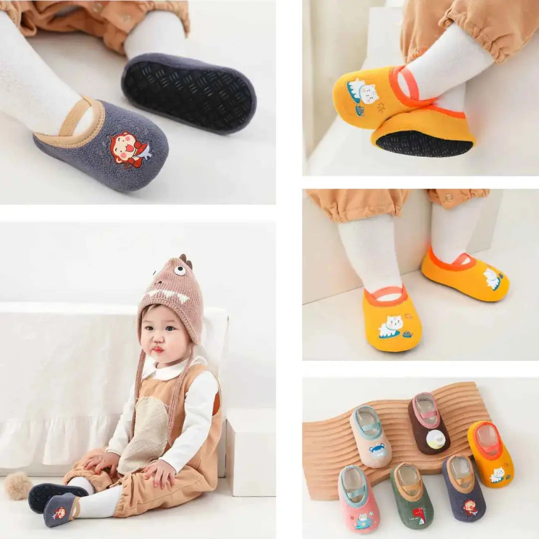 Kit Sapatos Infantis Antiderrapantes Conforto e Segurança 4 Pares - Jardim de Infância