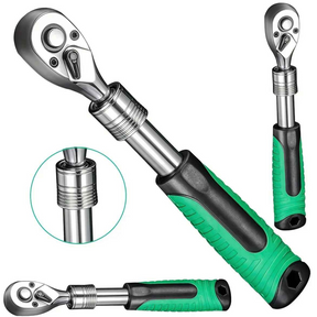 Kit Chave de Soquete e Chave de Catraca 1/4 e 3/8  - Soquetools