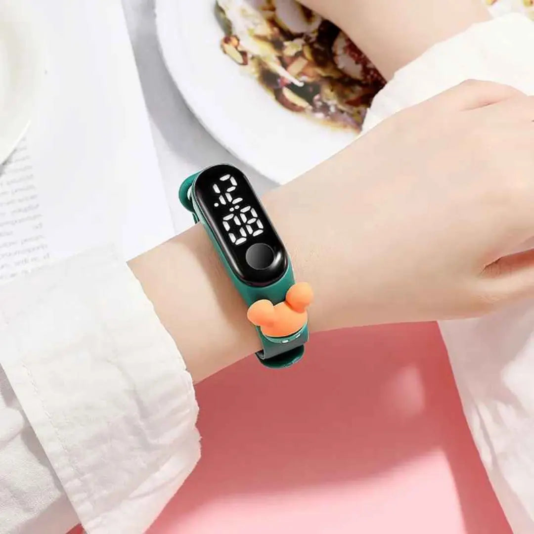 Relógios Impermeáveis Infantil, Pulseira Eletrônica - Waltdis