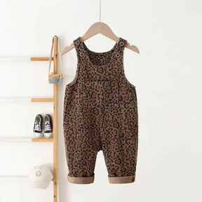 Macacão de Veludo Estampa Leopardo - Leona