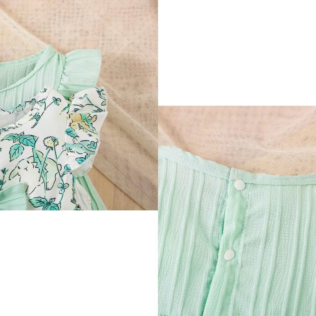 Conjunto Vestido  Verão Sem Mangas 2 peças - Betina