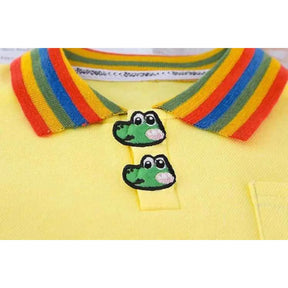 Kit Conjunto Moda Casual Camiseta + Calças 2 peças - ArcoIris
