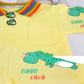 Kit Conjunto Moda Casual Camiseta + Calças 2 peças - ArcoIris