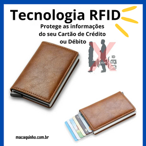 Carteira com Proteção Anti-Roubo Rfid Mourin