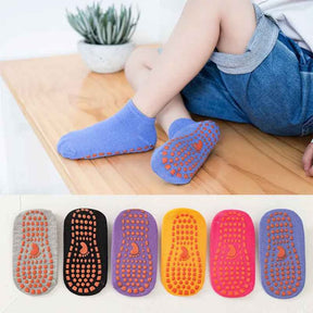 Kit Meias Antiderrapantes Algodão Elasticidade 8 Pares - Sockfoot