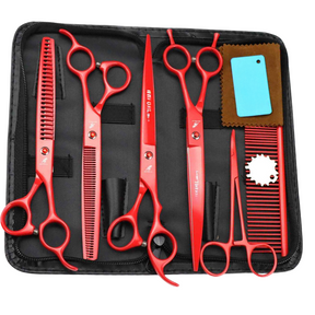 Kit Tesoura de Corte Cabelo e Tosa de Cães - Bidus