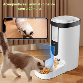 Comedouro Automático para Animais 4 Litros com Câmera - Belamegui