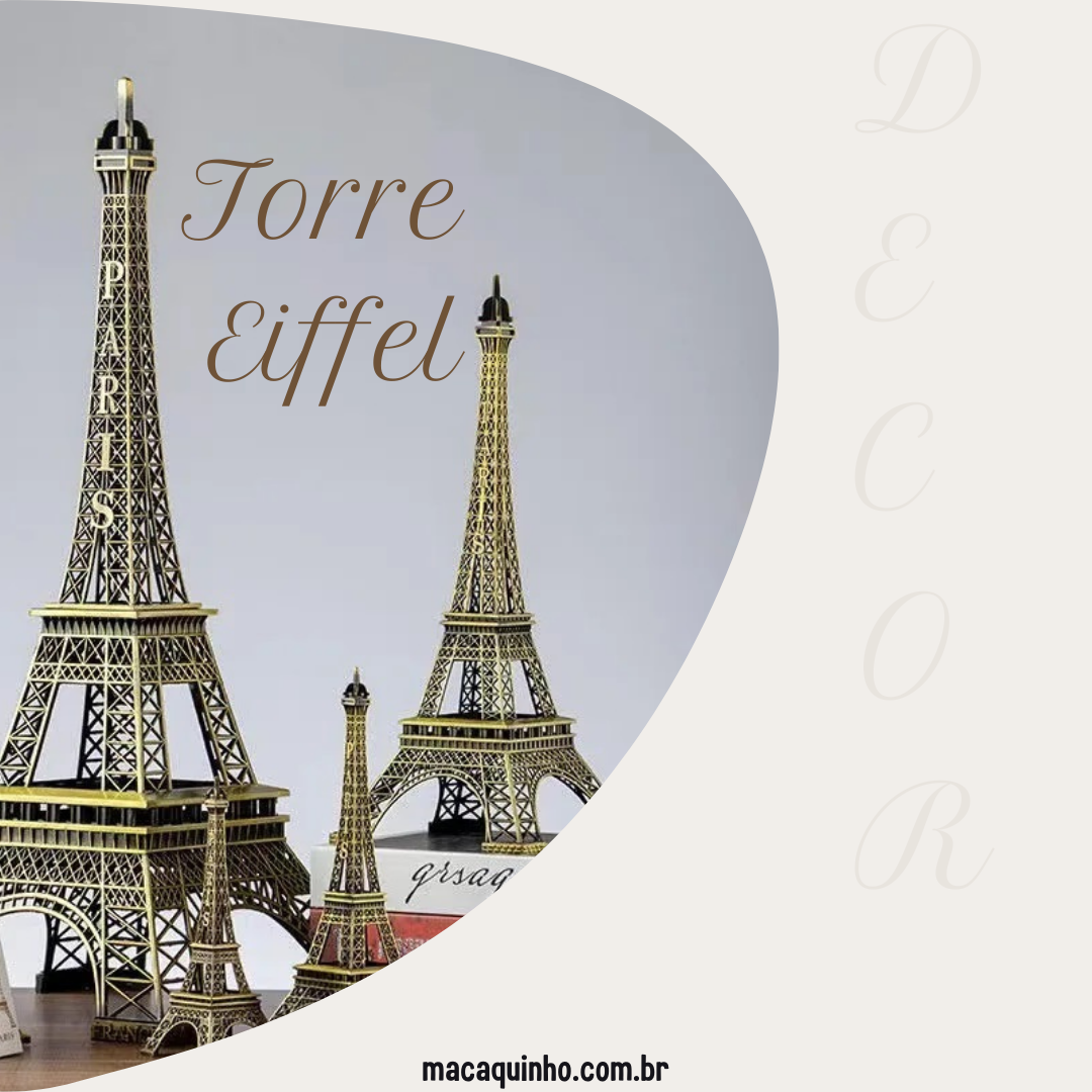 Torre Effiel Bronze Retro Francesk