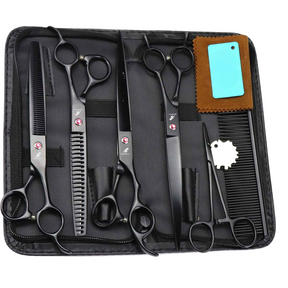 Kit Tesoura de Corte Cabelo e Tosa de Cães - Bidus