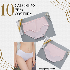 Calcinha Sem Costura Plus Size Marion Compre 4 Leve 10