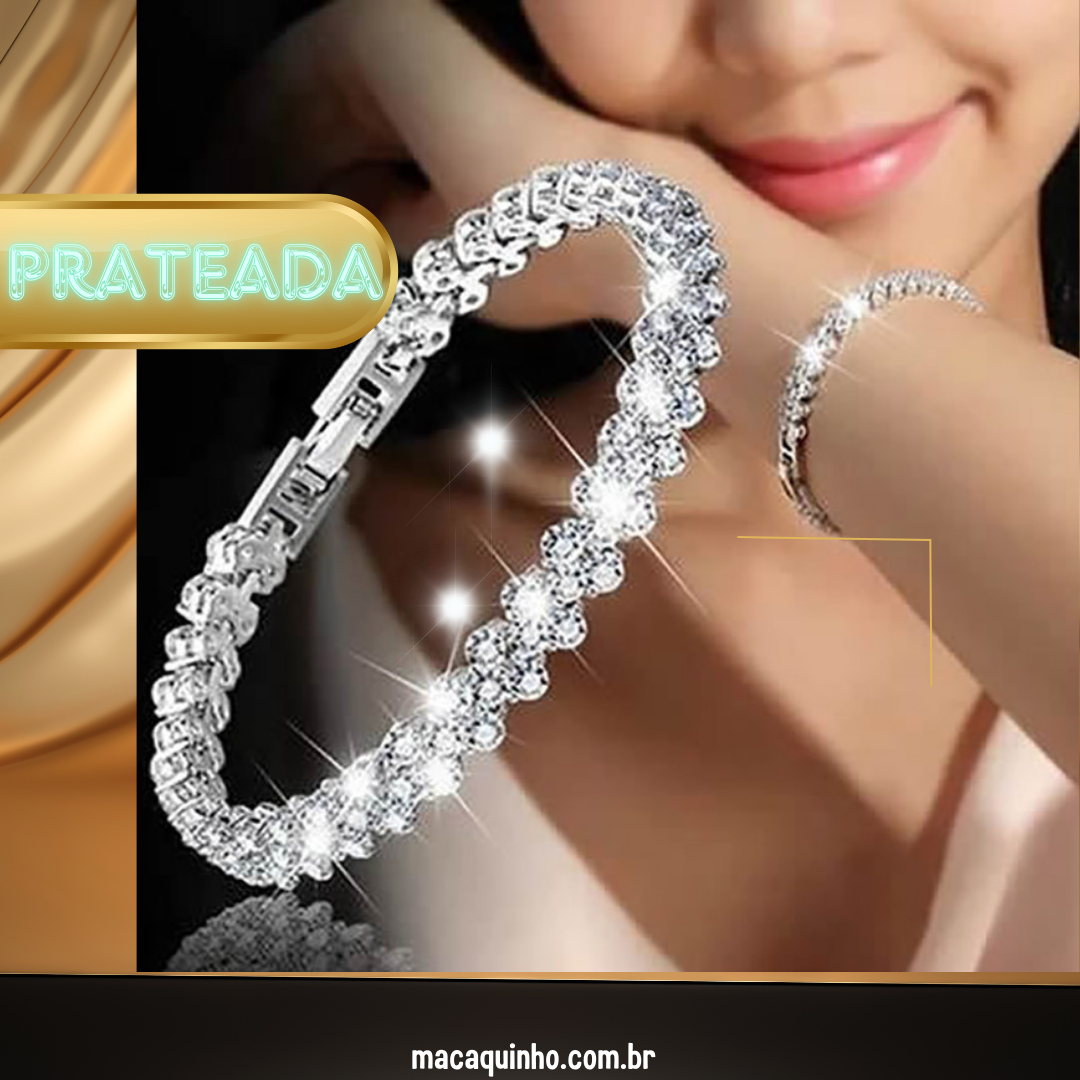 Pulseiras Cristal de Luxo Bahamas