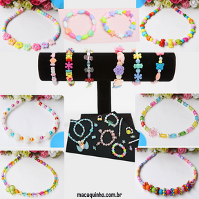 Pulseira Infantil Faça Você Mesmo Arco Iris