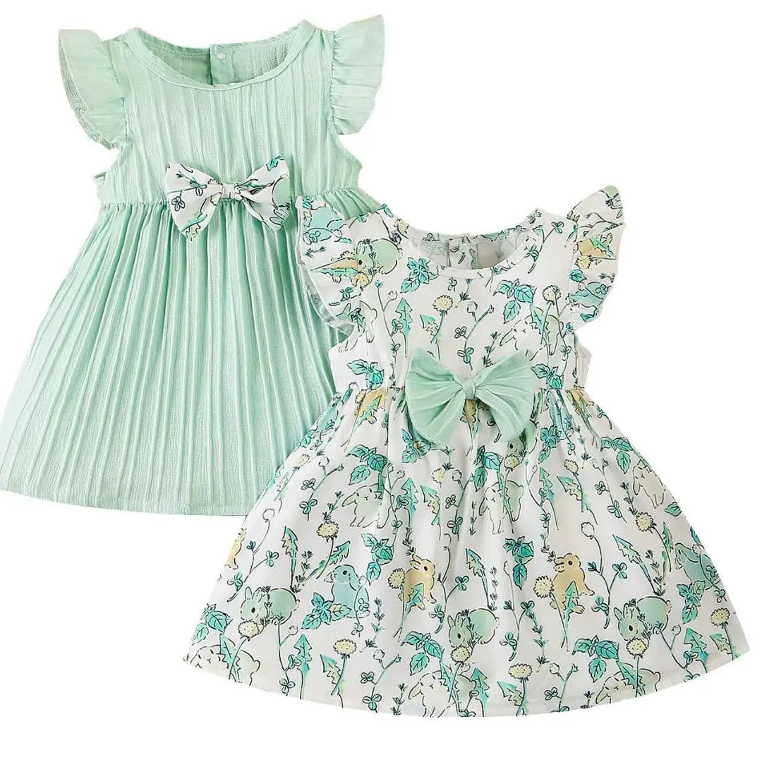 Conjunto Vestido  Verão Sem Mangas 2 peças - Betina