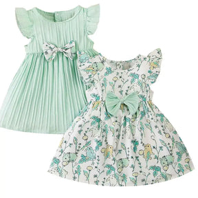 Conjunto Vestido  Verão Sem Mangas 2 peças - Betina