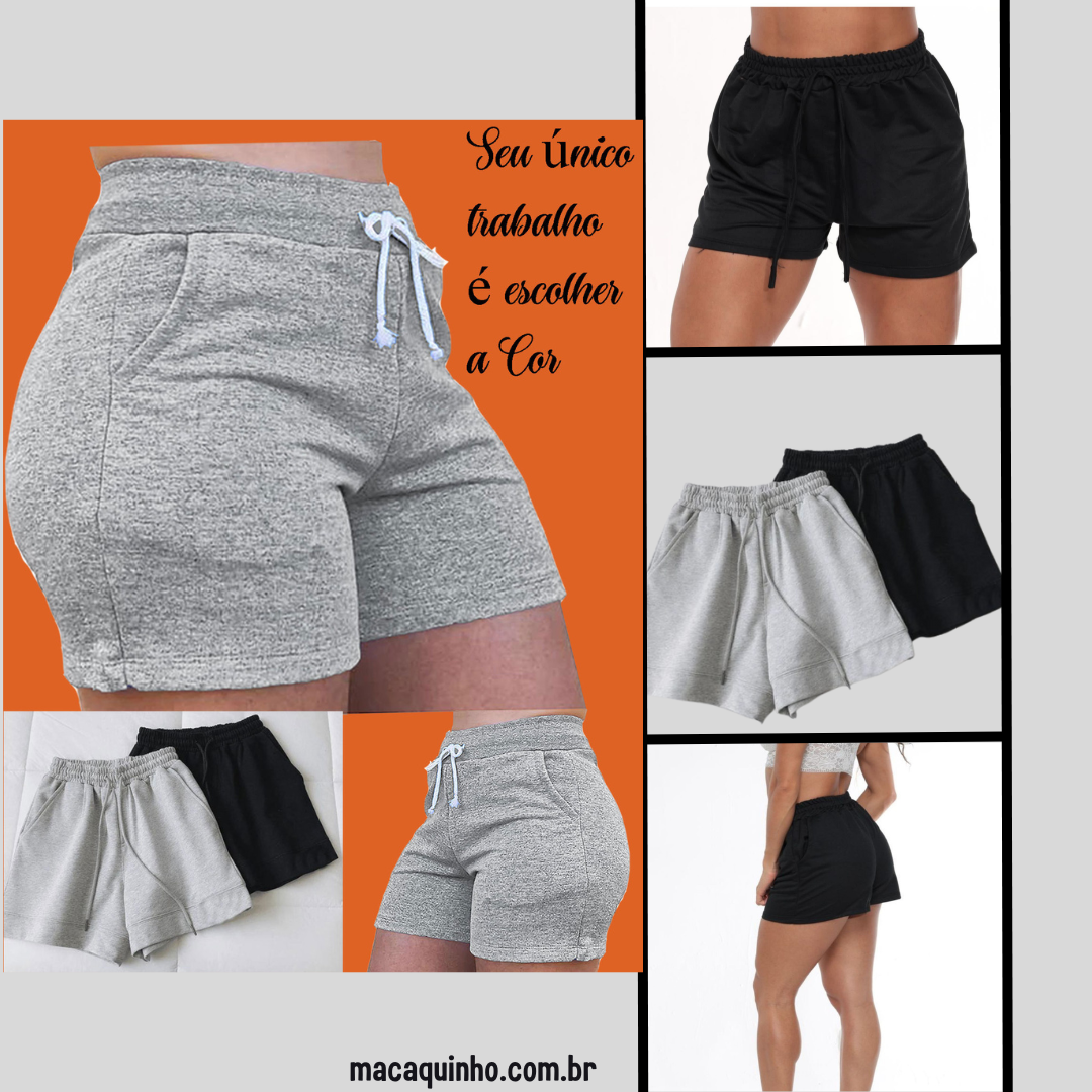 Short Feminino Caminhada Luana