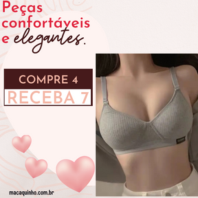 Sutiã Sem Costura Luciana - COMPRE 4 LEVE 7