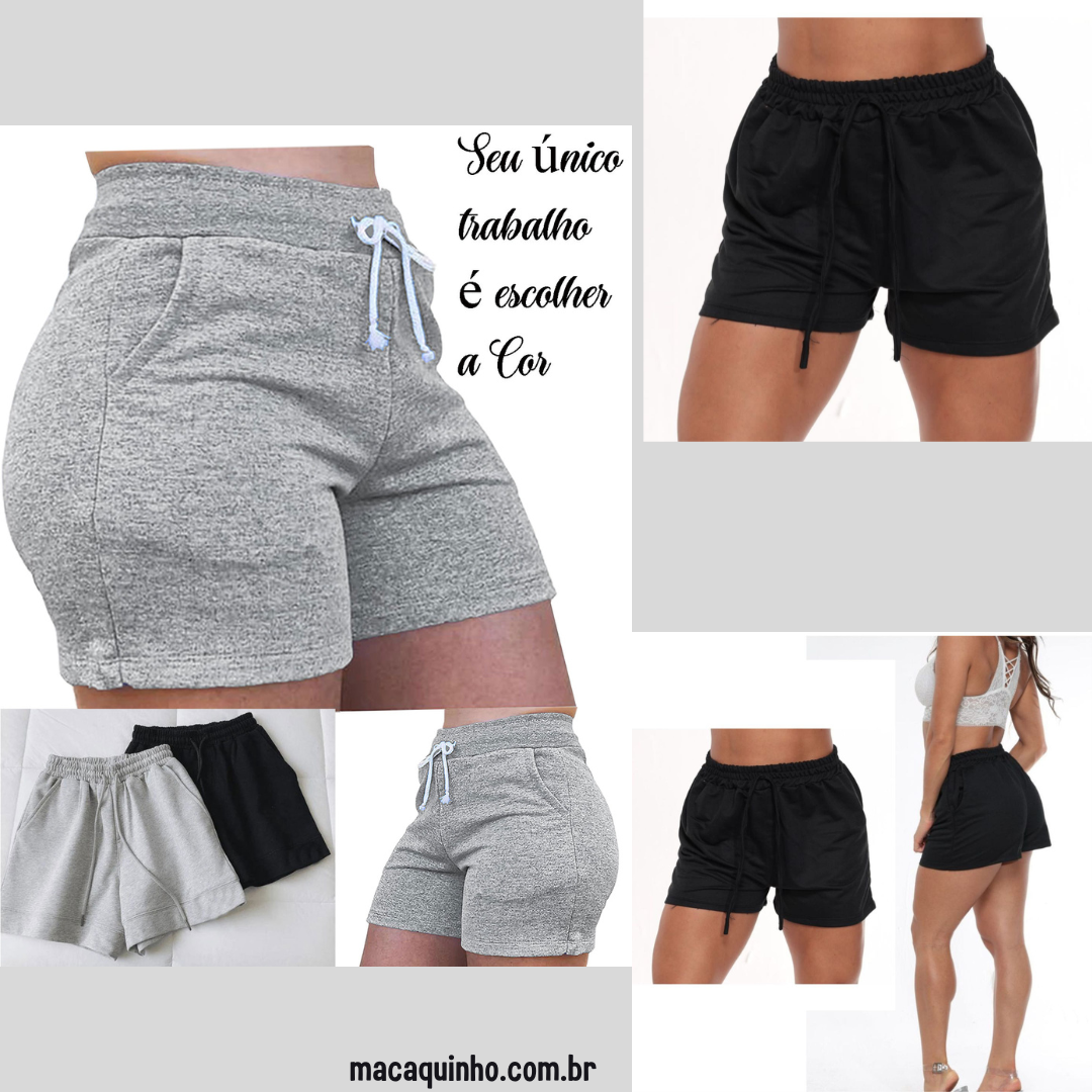 Short Feminino Caminhada Luana