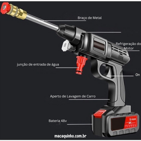 Lavadora De Pressão Recarregavel Sem Fio Belina