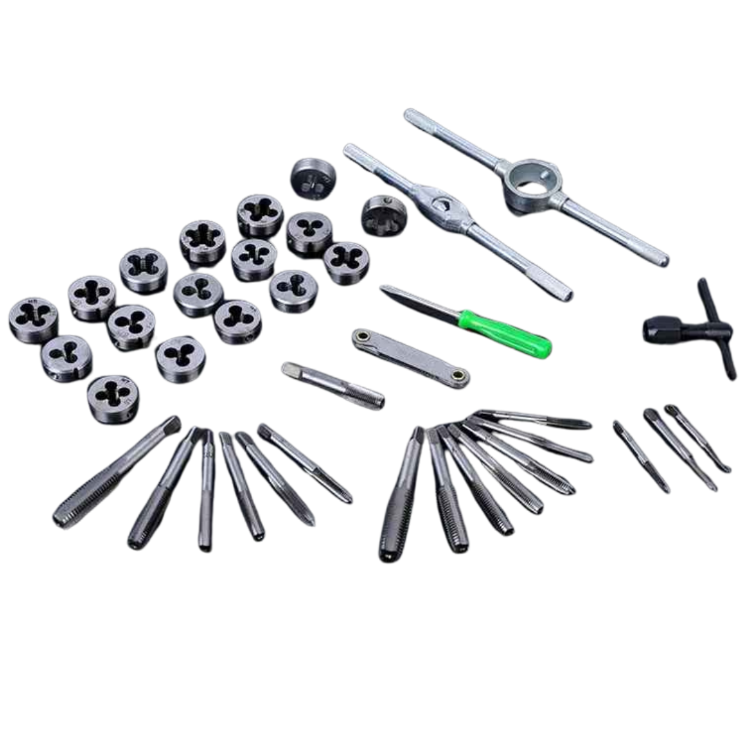 Kit de Machos e Cossinetes Métricos para Roscas - Ironrosk