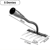 Rastelo de Aço Capina Agricola e Jardim de 5 6 7 8 Dentes - Henriqs