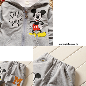 Conjunto de Roupa Infantil, Manga Comprida Mickey