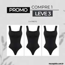 Body Slim Sem Costura Renata - COMPRE 1 LEVE 3 -