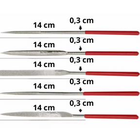 Kit Lima Grosa Agulha Cerâmica Madeira - Limmoldu