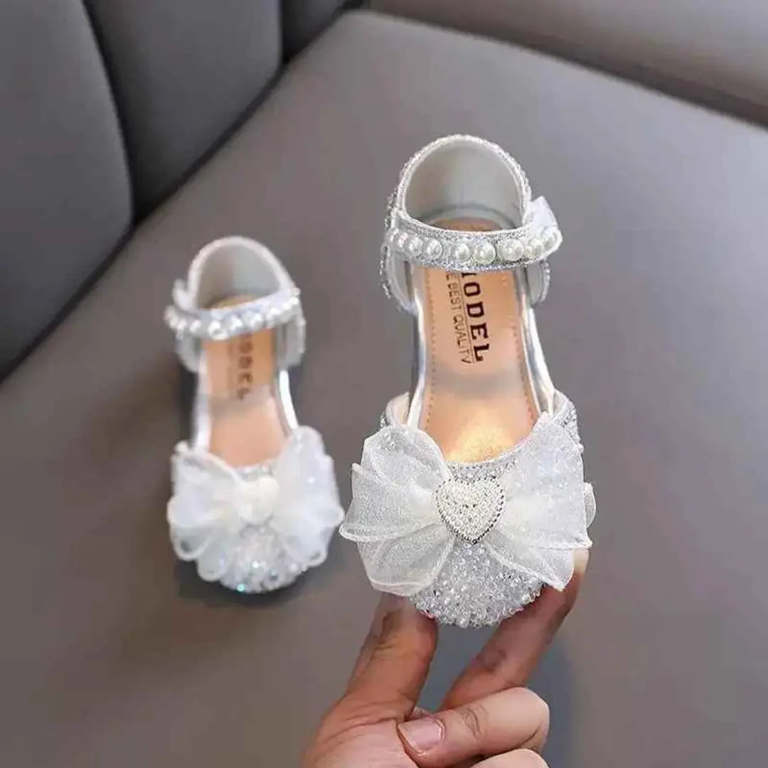 Sandália Com Strass e Laço Estilo Princesa - Charlotte