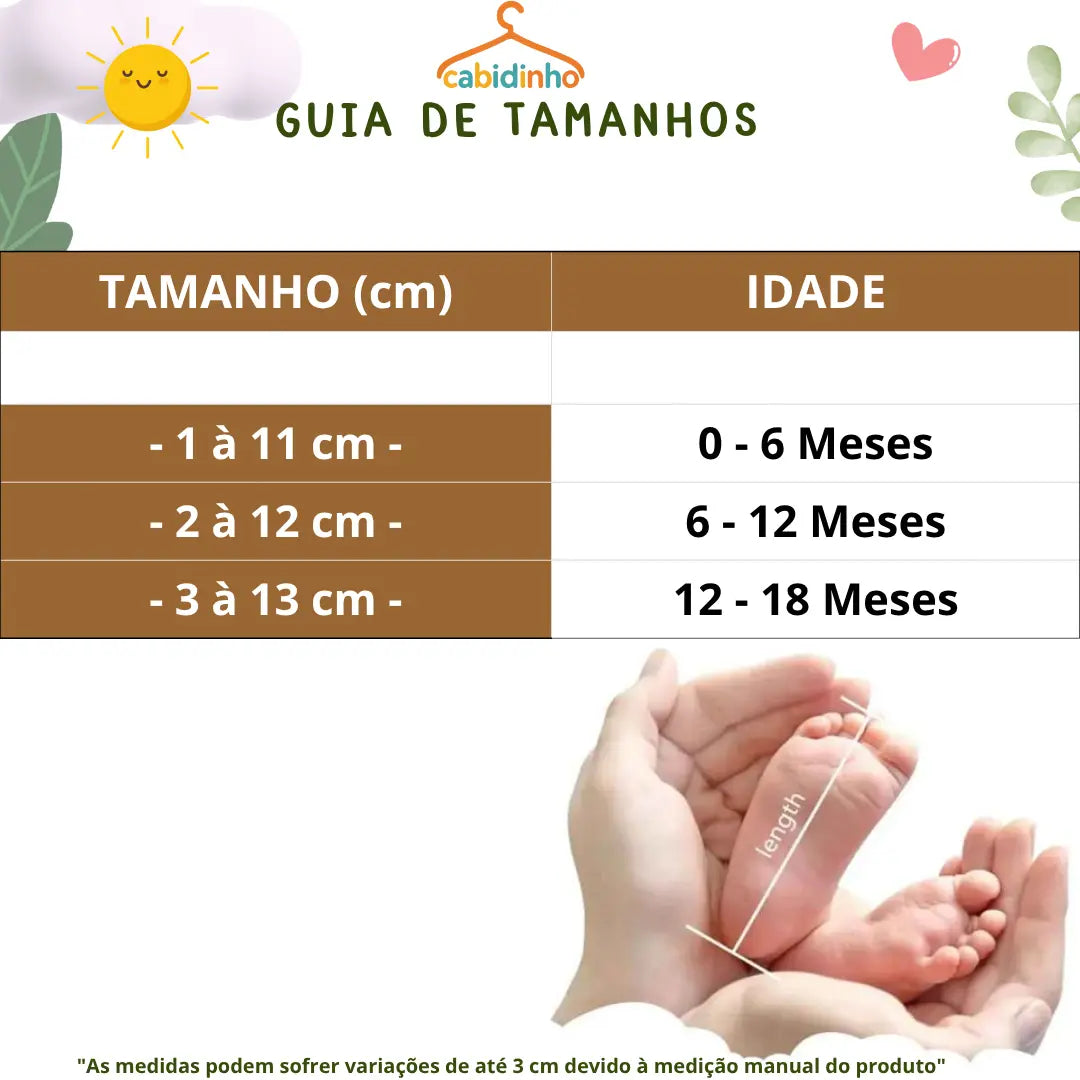 Guia de Tamanhos