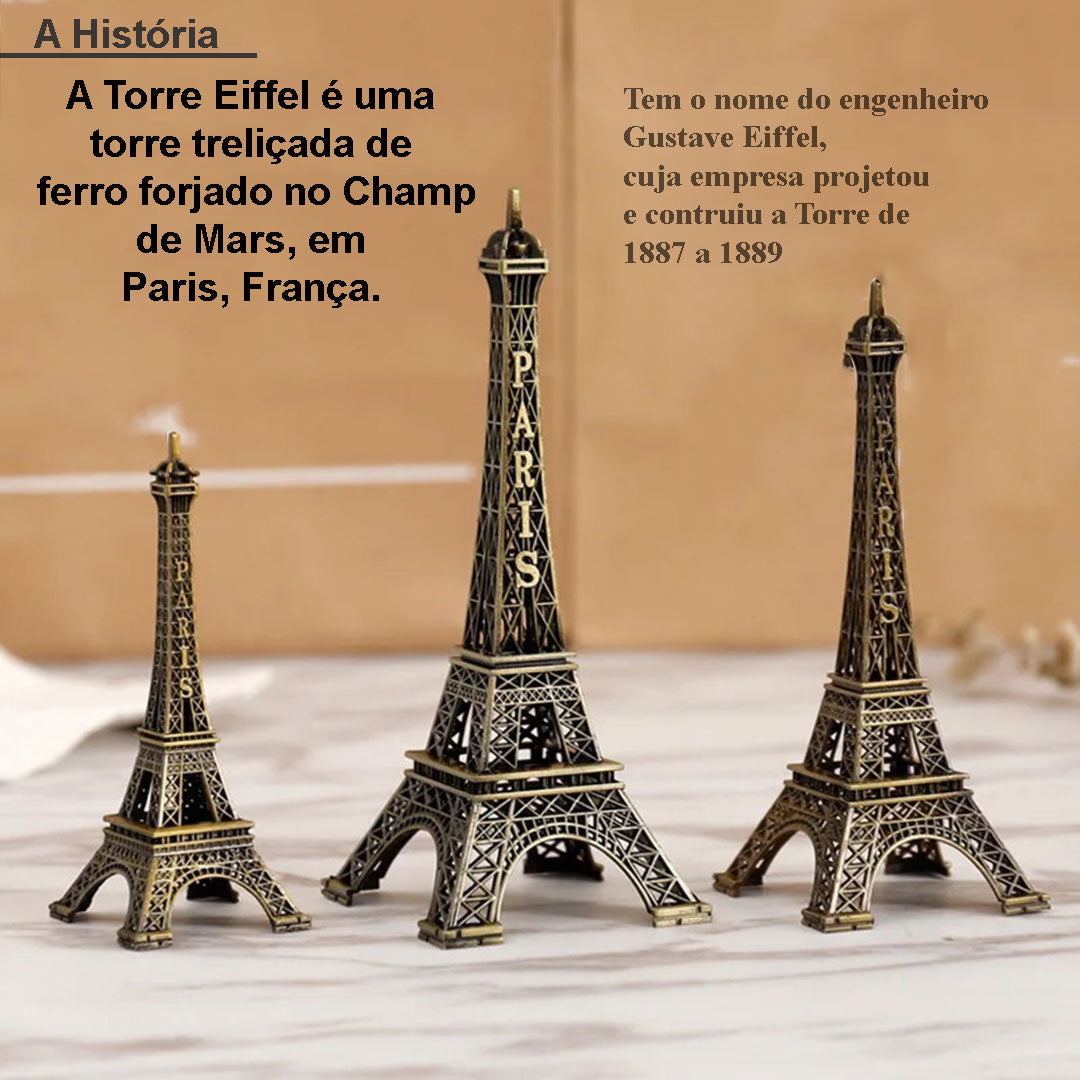 Torre Effiel Bronze Retro Francesk