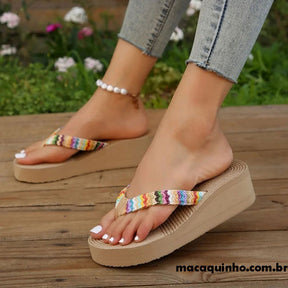 Chinelos Moda Flip Flop Maldivas