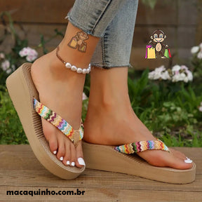 Chinelos Moda Flip Flop Maldivas