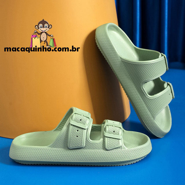 Chinelo Nuvem de Plataforma Grossa para Mulheres Thammy