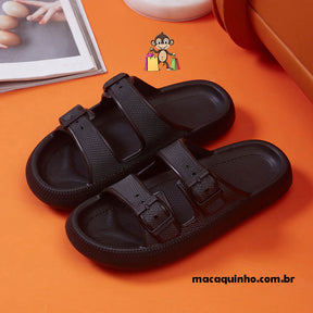 Chinelo Nuvem de Plataforma Grossa para Mulheres Thammy