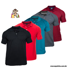 Camisas Polo Masculina Henrique - COMPRE 2 LEVE 5 -